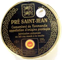 Mängden socker i Camembert de Normandie Pré Saint-Jean