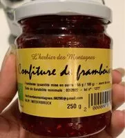 Mängden socker i Confiture de framboise