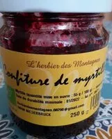 Mängden socker i Confiture de myrtille