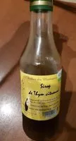 Mängden socker i Sirop thym citronné