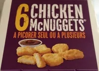 Mängden socker i 6 Chicken McNuggets