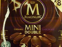 Mängden socker i Magnum Mini Double Caramel et Mini Double Chocolat