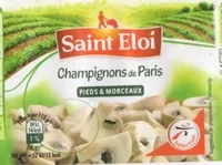 Mängden socker i Champignons de Paris Pieds & Morceaux