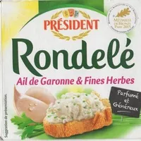 Mängden socker i Rondelé Ail de Garonne & Fines herbes (30% MG)