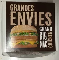 Mängden socker i Grand Big Mac Chicken