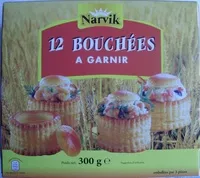 Mängden socker i 12 Bouchées à Garnir