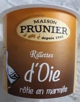 Mängden socker i Rillettes d'oie rôtie en marmite