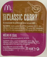 Mängden socker i Sauce Classic Curry