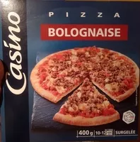 Mängden socker i Pizza bolognaise surgelée - Casino