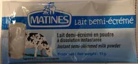 Mängden socker i Marines Lait demi-écrémé 