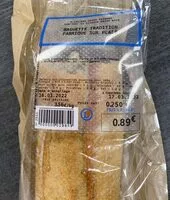 Mängden socker i Baguette tradition