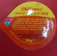 Mängden socker i Sauce sweet & spicy