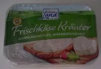 Mängden socker i Frischkäse Kräuter Doppelrahmstufe, wärmebehandelt
