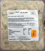 Mängden socker i Vol au Vent