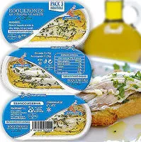 Mängden socker i tripack boquerón en vinagre