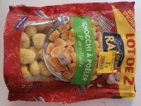 Mängden socker i Gnocchi à Poêler Persillade