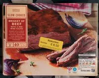 Mängden socker i Slow Cooked Brisket of Beef