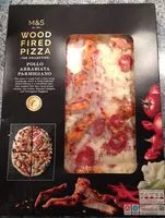 Mängden socker i Pollo Arrabiata Parmigiano Wood Fired Pizza