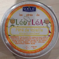 Mängden socker i Les pâtés de Léo & Léa Pâté de Volaille sans porc sans boeuf