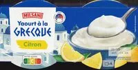 Mängden socker i Yaourt à la grecque - citron