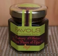 Mängden socker i Chutney d'Abricots Façon Pain d'Épices