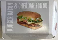 Mängden socker i Burger Bacon & Cheddar fondu