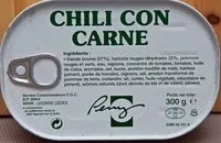 Mängden socker i Chili con Carne
