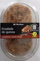Mängden socker i Ensalada de quinoa con garbanzos, tomate y lentejas