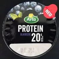 Mängden socker i Protein Blaubeere