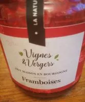 Mängden socker i Confiture de framboise