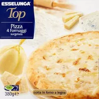 Mängden socker i Pizza 4 formaggi surgelata