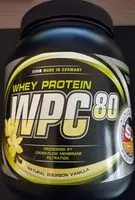 Mängden socker i Whey Protein WPC-80 Natural Bourbon Vanilla