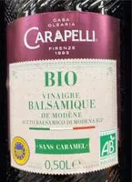 Mängden socker i Vinaigre Balsamique de Modene