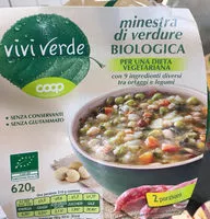 Mängden socker i Minestra di verdure biologica Coop