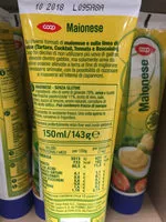 Mängden socker i Maionese Coop
