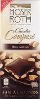 Mängden socker i Chocolat Composé Dark Almond