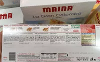 Mängden socker i Gran Colomba Maina