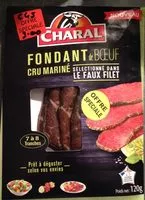 Mängden socker i Fondant de boeuf cru mariné
