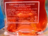 Mängden socker i Kubic Ice Banane Framboise
