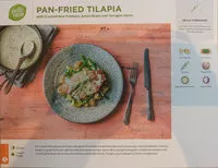 Mängden socker i Pan-Fried Tilapia with Crushed New Potatoes, Green Beans and Tarragon Sauce