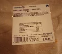 Mängden socker i Chaussons pommes 3 meuniers x2