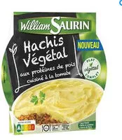 Mängden socker i Hachis végétal aux protéines de pois cuisiné à la tomate