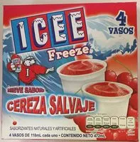 Mängden socker i ICEE FREEZE NIEVE SABOR CEREZA SALVAJE