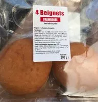 Mängden socker i 4 beignets framboise