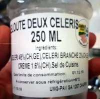 Mängden socker i Velouté deux céleris