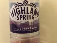 Mängden socker i Highland spring still spring water