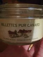 Mängden socker i Rillettes pur canard