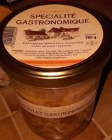 Mängden socker i Cassoulet gastronomique au confit de canard