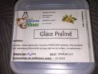 Mängden socker i Glace praliné