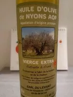 Mängden socker i Huile d'olive de Nyons AOP